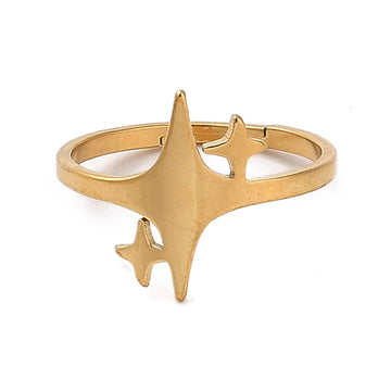 starry ring gold