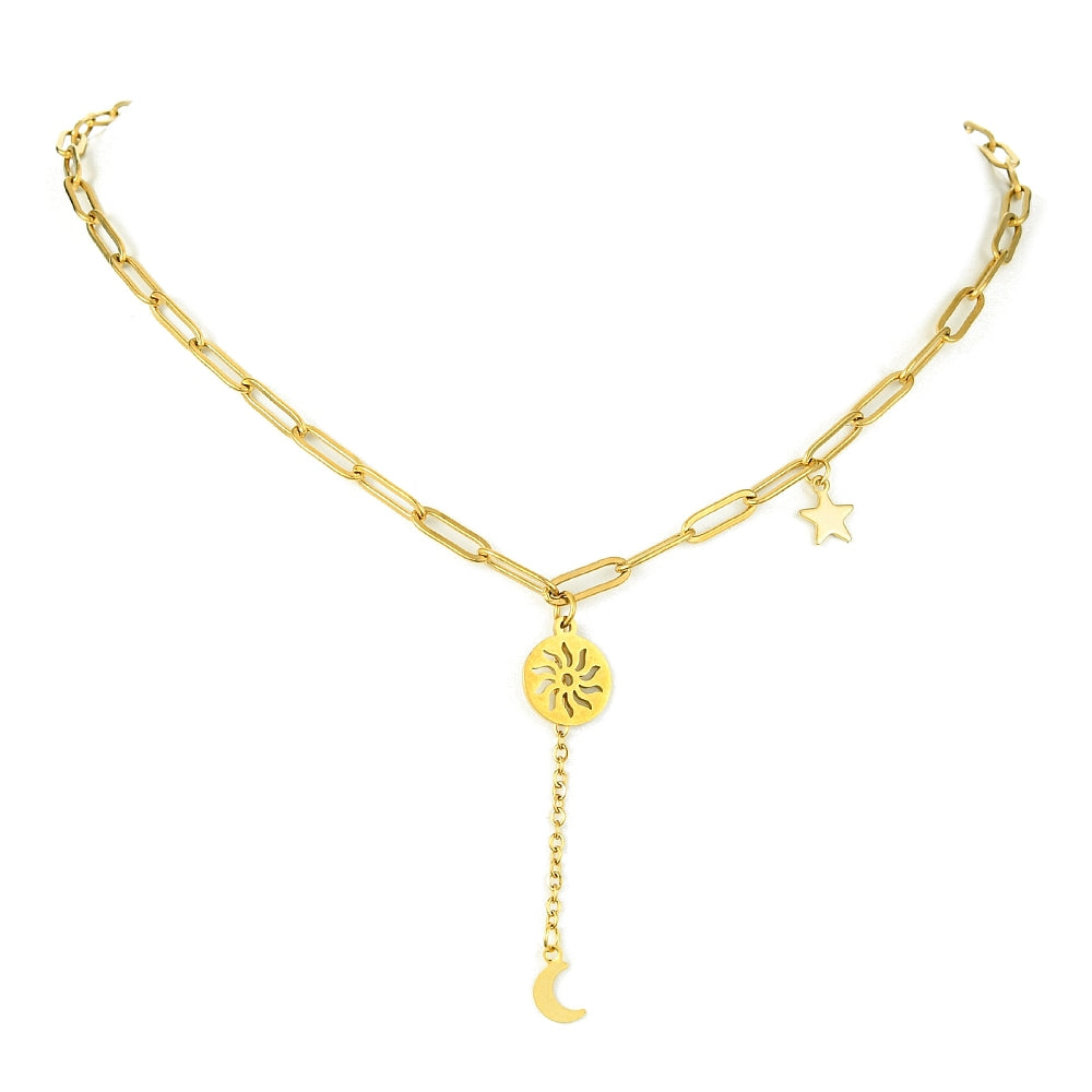 Celestial Necklace Gold