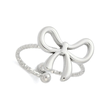 Bow Ring Silver