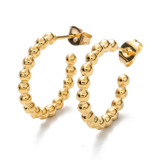 Bubble Hoops Gold