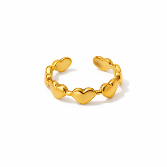 Tiny Hearts Ring