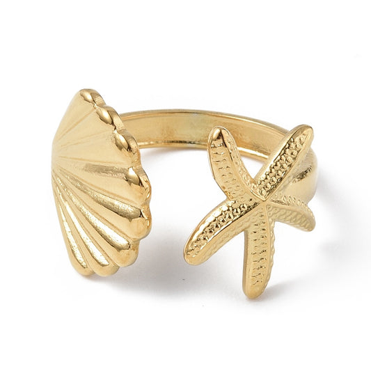 seastar and shell ring