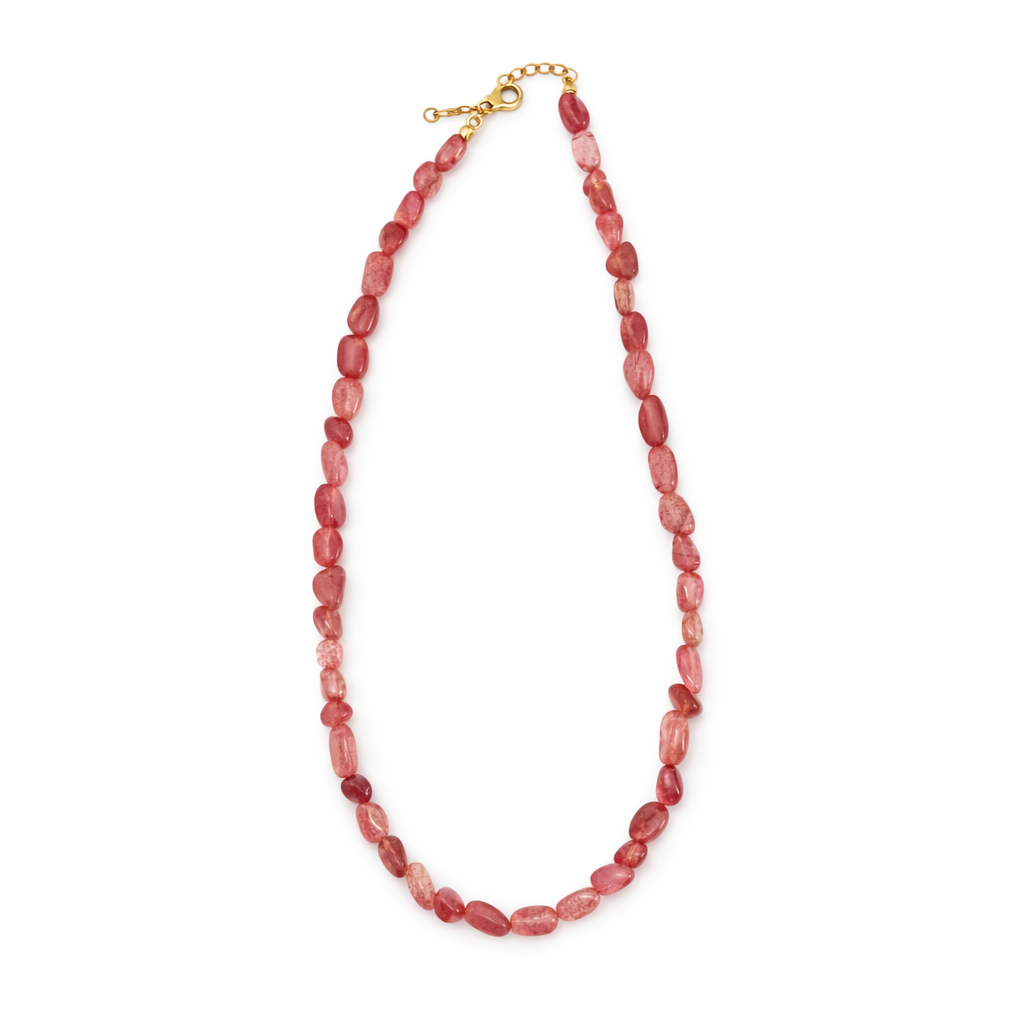 Strawberry Quartz Necklace